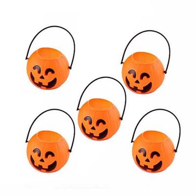 Halloween Party Decorations Children Trick Kids Halloween Party Decorations Sweet Holder Candy Box Pumpkin Bucket