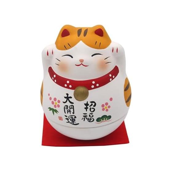 Lucky Cat Wake Up Great Good Luck Lucky Cat (Tora) (with Good Luck Sticker)