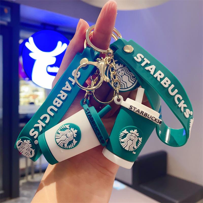 Breloc Creativ Cana Ceai cu Lapte Păpușă Ursuleț Drăguță Breloc Pandantiv Geantă Jucărie din Aparat Cadou