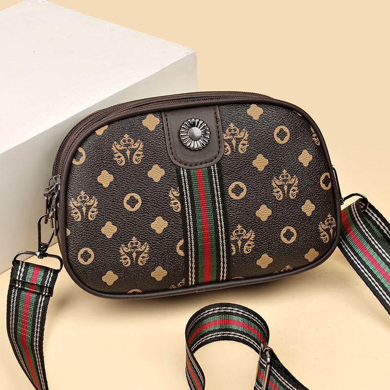 Multi Layered Retro Zero Wallet, One Shoulder Crossbody Fashionable Mobile Phone Bag, Women's Small Bag, Small Shoulder Bag