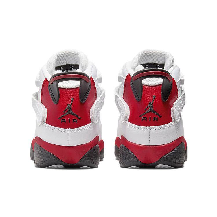 Sneakers Bambino Air Jordan 6 Rings GS Chicago Bianco Rosso Universitario Nero 323419-126