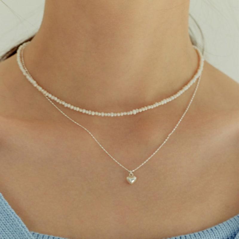 Murmur [925silver]Adorable Pearl Necklace