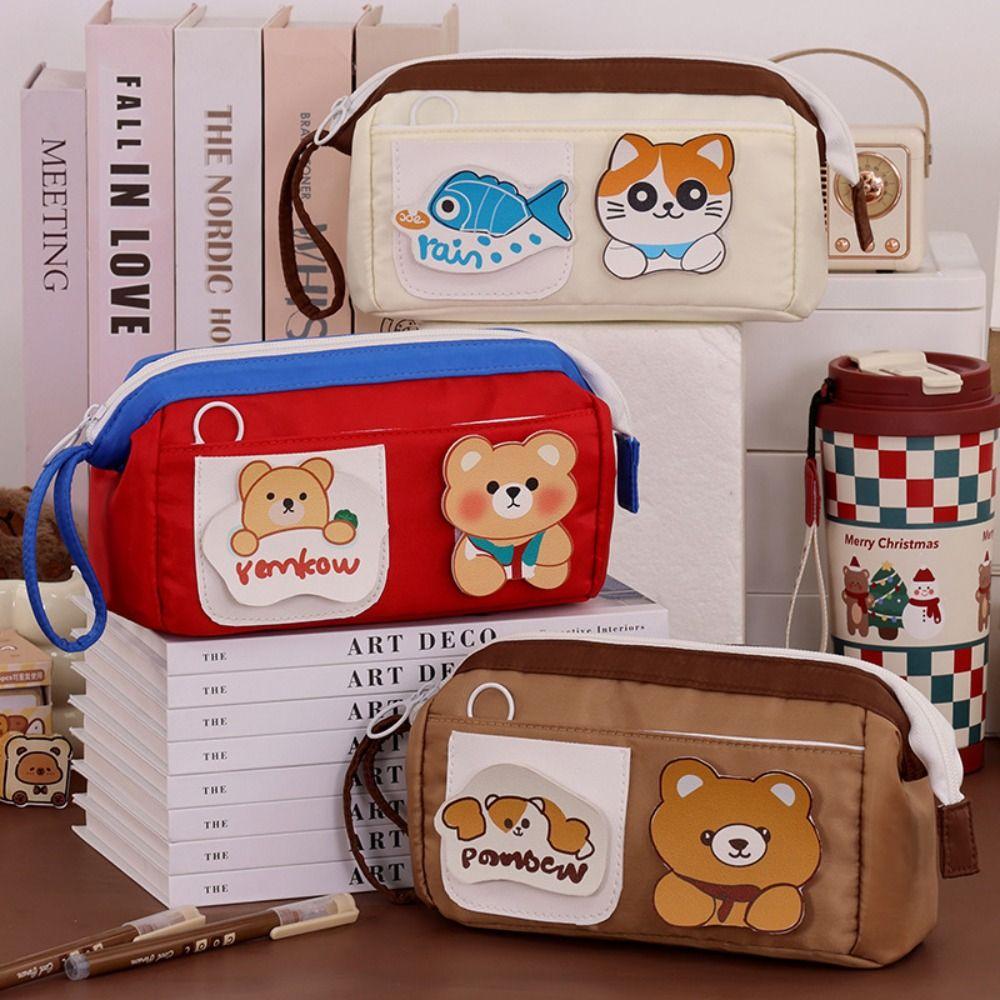 Cute Design Student Pencil Case High Aesthetic Value School Stationery Bag Student Stationery