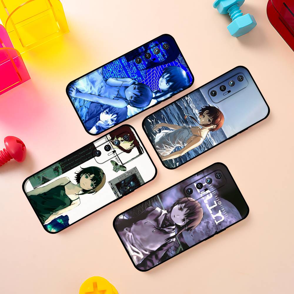 Anime S-serial Experiments Lain Phone Case For Xiaomi Redmi 13 12 13 12C 14C Redmi Note 14 13 12 Pro Plus 12S 11S 11 10S Soft C