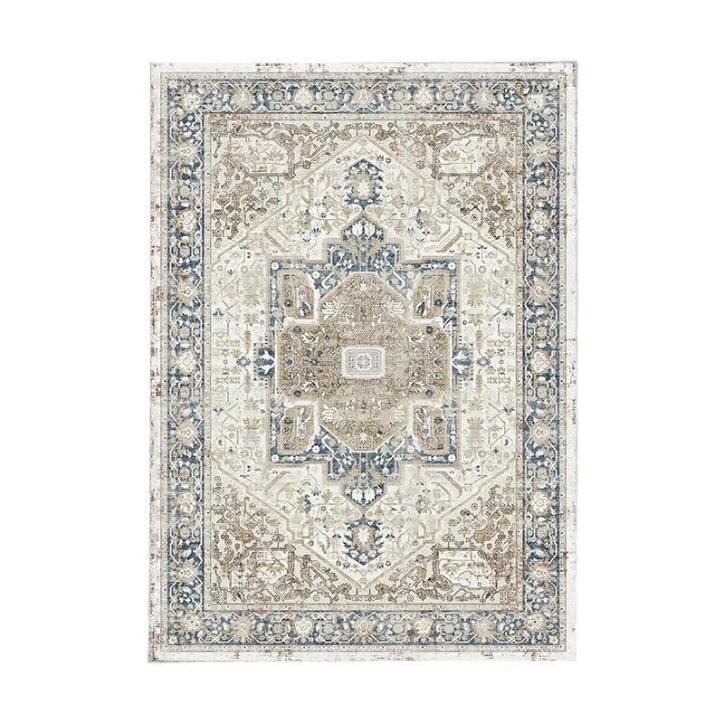 Bohemian Style Living Room Large Area Carpets Retro Ethnic Style Bedroom Carpet Luxury Art Study Rugs Thick Plush Soft Rug