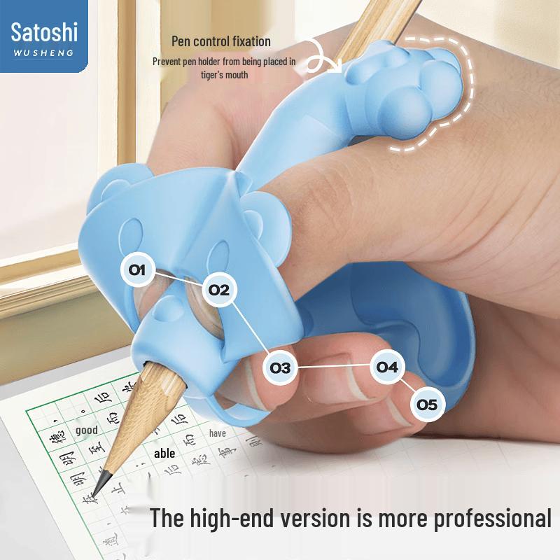 Kids Ergonomic Pen Grip Corrector синий