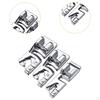 6 Pieces 3mm 4mm and 6mm Metal Sewing Machine Presser Kit, Supplies