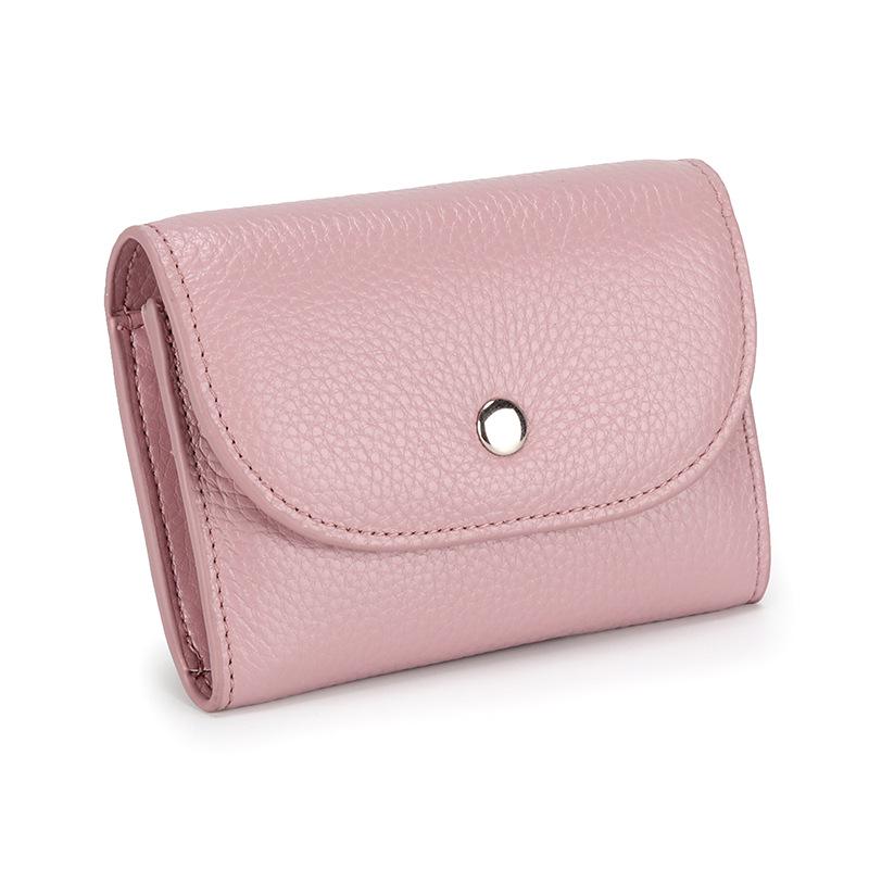 Geldbörse für Damen aus echtem Leder: Großkapazitäts-Multifunktions-Kartenhalter aus Rindsleder der obersten Schicht
