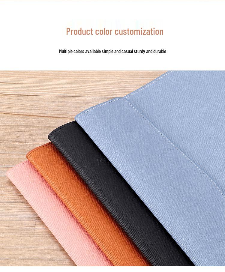 A4 Waterproof File Folder with Magnetic Buckle - Large Capacity Business Office Bag, Logo Customizable