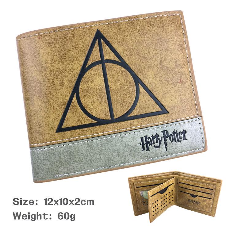 Harry Potter Wallet 3D Full Color Print Gryffindor Slytherin Badge Leather Purse 1pcs