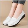 Women Flats Wedge Leather Fashion Comfortable Shoes Women Slip On Nurse Shoes Moccasins Outdoor Plus Size Tenis Feminino