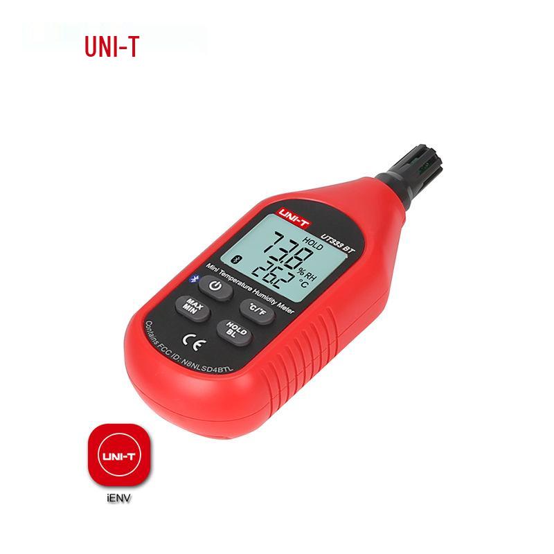 Uni-T UT333BT/S Bluetooth Thermohygrometer: Indoor/Outdoor Thermometer for Household, Industrial, and Agricultural Use.