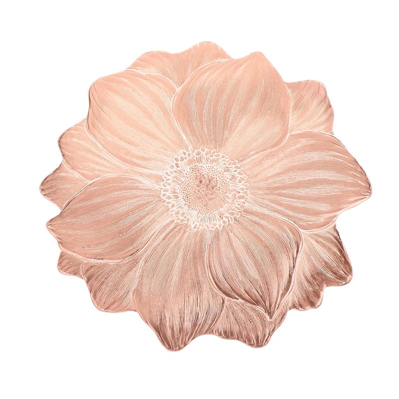 1Pc Lotus Shape Table Placemats Oil Heat Resistant Waterproof Washable PVC Heat Resistant Tableware Mat For Home Party Wedding