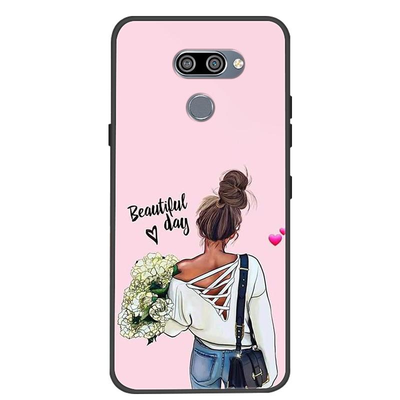Hülle Für LG Q60 K50 Hülle Q 60 Coole Silikon Schutzhülle für LG Q60 / K50 / LGK50 K 50 LGQ60 Bumper Fundas Coque Schale