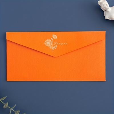 20 unidades Envelope Estilo Ocidental com Logotipo Estampado – Convite de Negócios Vintage, Envelope de Carta de Cartolina Perolada Espessa
