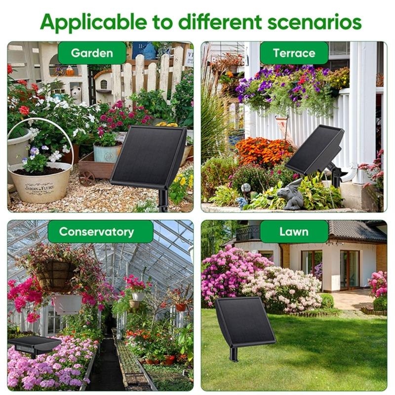 Su Kıtlığı Alarmı ve Enerji Tasarrufu Sağlayan Güneş Paneli ile Damlama Sulama (Dış Mekan İçin)