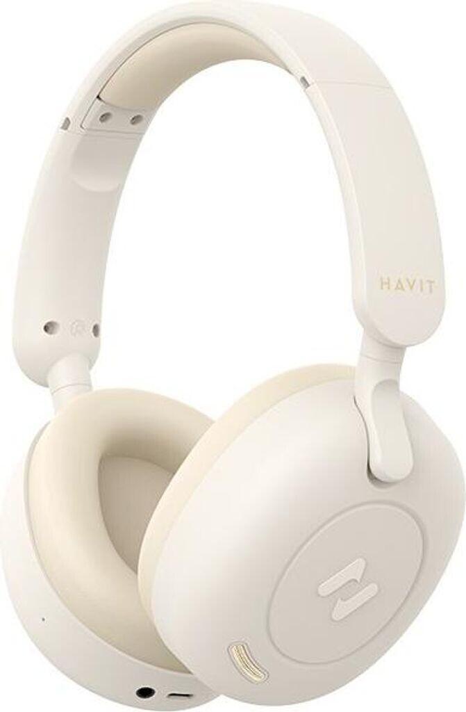 Bluetooth-наушники Havit H655BT белый/бежевый