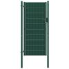 Vidaxl Garden Gate, PVC and Steel, 100 X 164 Cm, Green