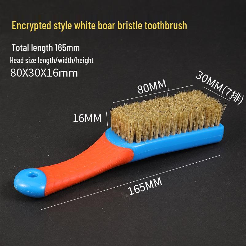 Plastová rukojeť Ocelový drátěný kartáč pro čištění Wenwan, King Kong Bodhi a ořechových předmětů s měděným drátem a kančími štětinami