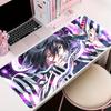 Mauspad Büro-PC-Zubehör Tastaturmatte Anime-Muster Rutschfeste Gummi-Mausmatte Ddemon Slayer Obanai Iguro Gamer Schreibtischmatte