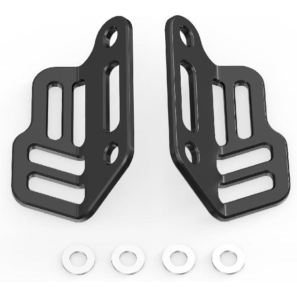 

NICECNC Black Luggage Rack Side Bag Bracket Holder Passenger Luggage Stand Compatible with 790 890 Adventure R/S/Rally 2019 2020 2021 2022, чёрный