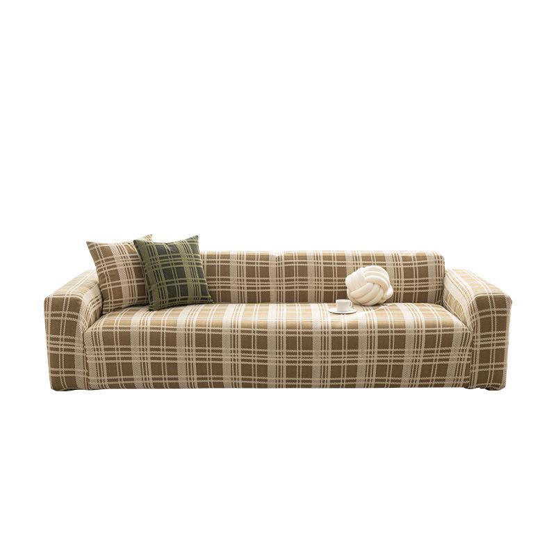 2025 New Retro Plaid Light Luxury High-end Dust-proof and Wear-resistant All-inclusive Elastic Anti-cat Scratch Sofa Cover