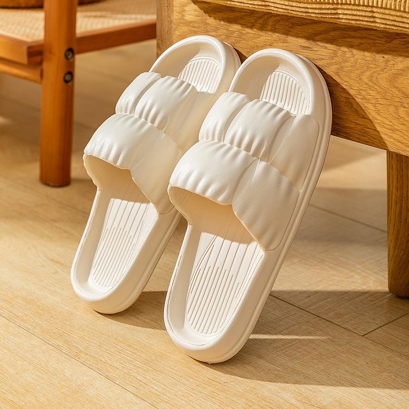 Slippers women s four seasons summer couple slippers women s home shoes women s home EVA slippers cool slippers men s hotel wholesale [size 36-37] белый