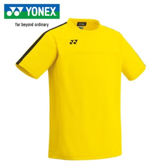 YONEX Junior Game Shirt Junior Boys Short Sleeve Yellow J130 FW1007J-004 004