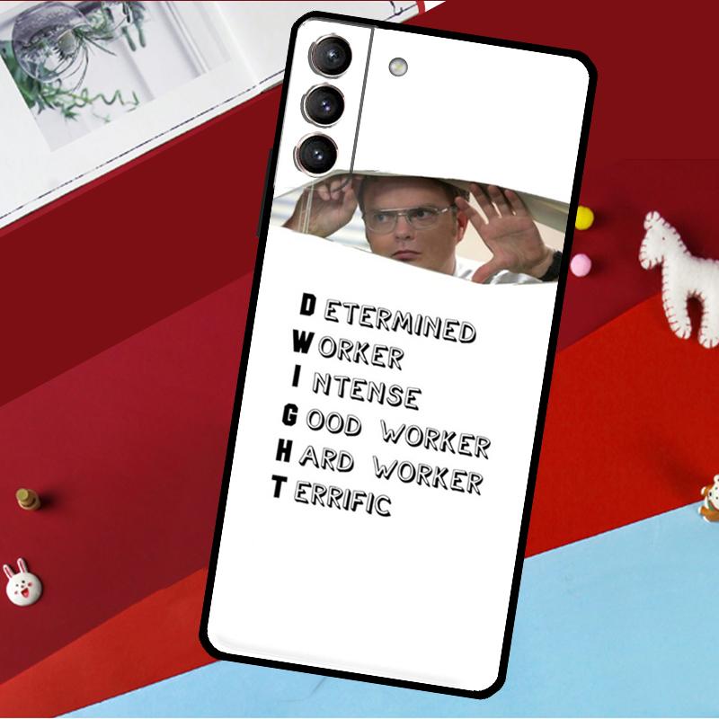 Dwight the Office Jim Makes Funda For Samsung Galaxy S26 S25 S23 S22 S20 S24 Ultra S9 S10 Plus S21 FE S25 FE Phone Case