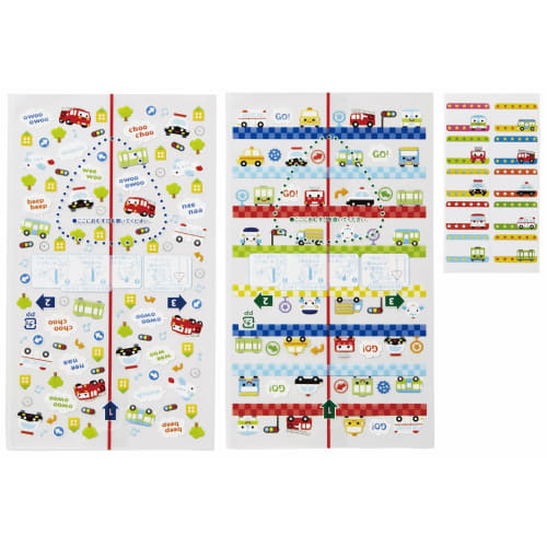 

Torune Made in Japan Onigiri Wrap Film Sheets, Character Bento, Deco Bento, Convenience Store Style, Vehicle Design, 30 Sheets, P-3255