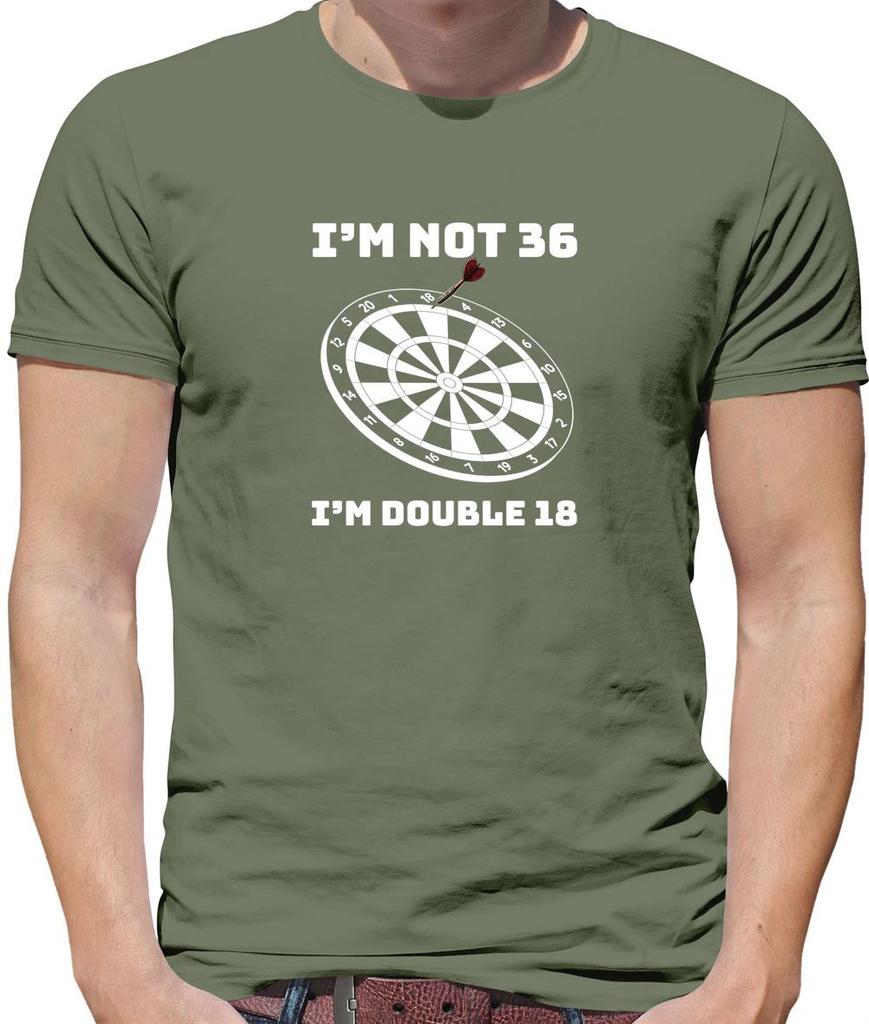 36th Birthday Darts - Mens T-Shirt - Thirty Six 36 Gift Present Years Old