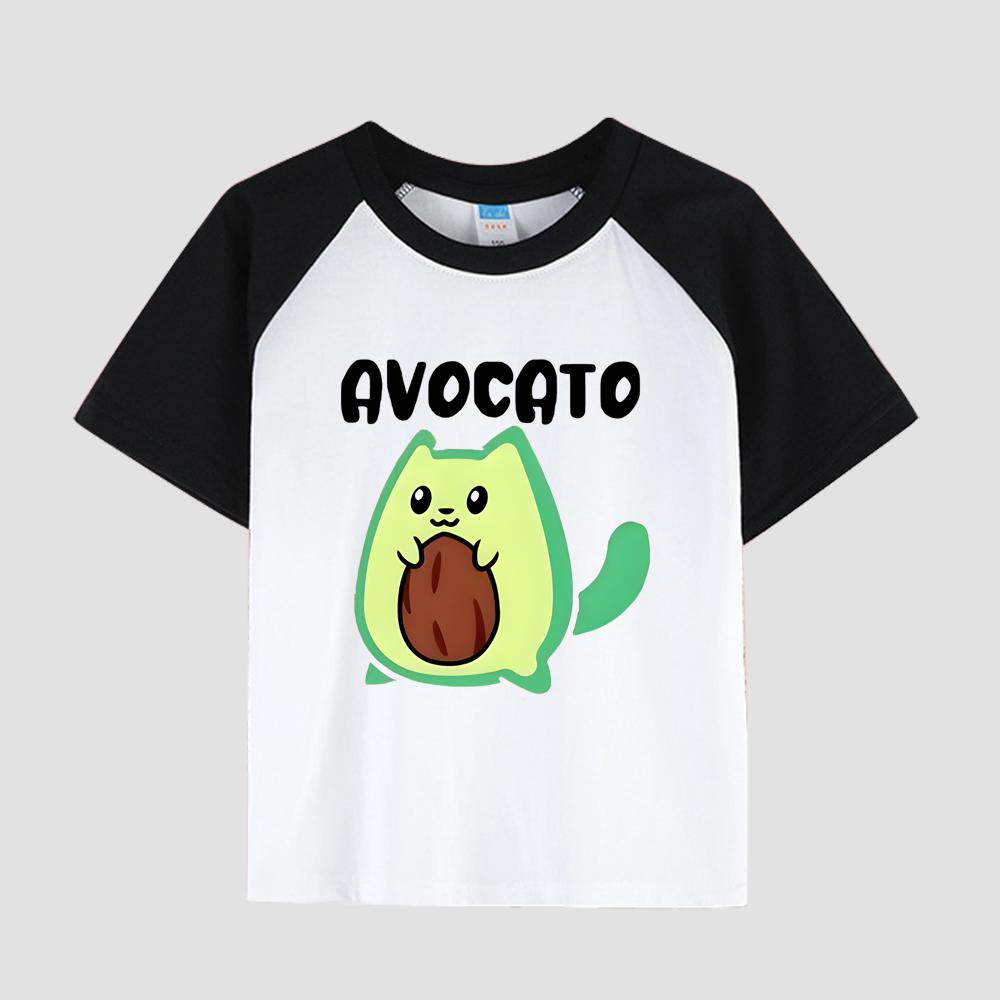 

Детская футболка с коротким рукавом, вставным плечом, круглым вырезом, хлопковая ткань, стильный повседневный топ для мальчиков на лето 150cm