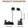 USB Port LED Table Lamp Stand Clock Multifunction LED Desk Lamp Night Lighting Wireless Charger Wireless Charger Pad Night Use