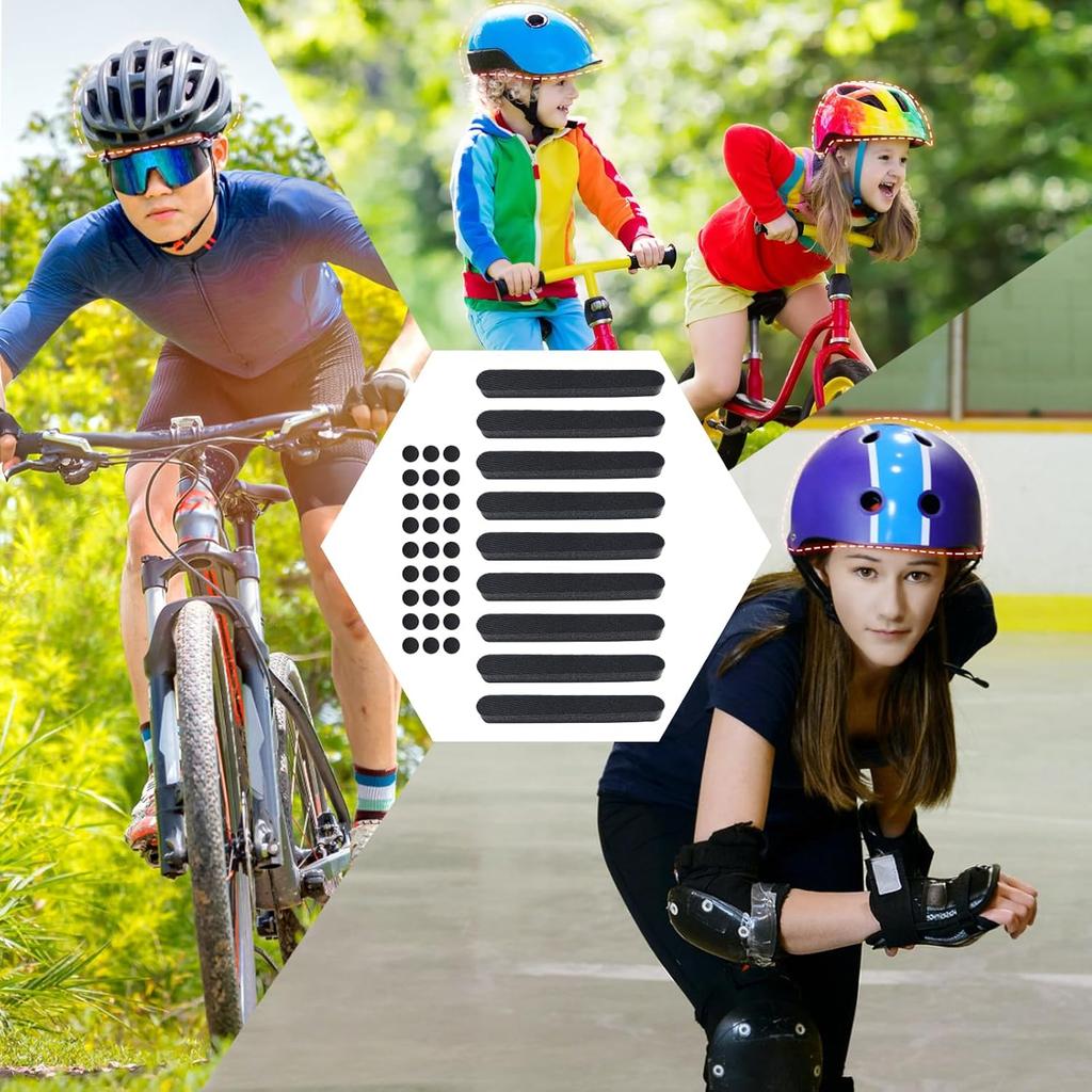 Replacement Universal Foam Pads Kit Universal Airsoft Helmet Pads Bike Helmet Pads for Giro Bell Limar Cycling Motorcycle Helmet