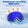 VCOROS Ski and Snowboard Goggles with Dual-Layer Magnetic Lenses, Windproof, Snowproof, and Fog-Resistant, OTG, Wide Field of View, Detachable Lenses,