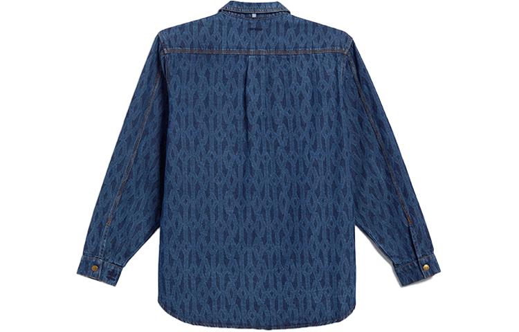 Herrenhemd Adidas Ivy Park Monogramm Jeanshemd Unisex