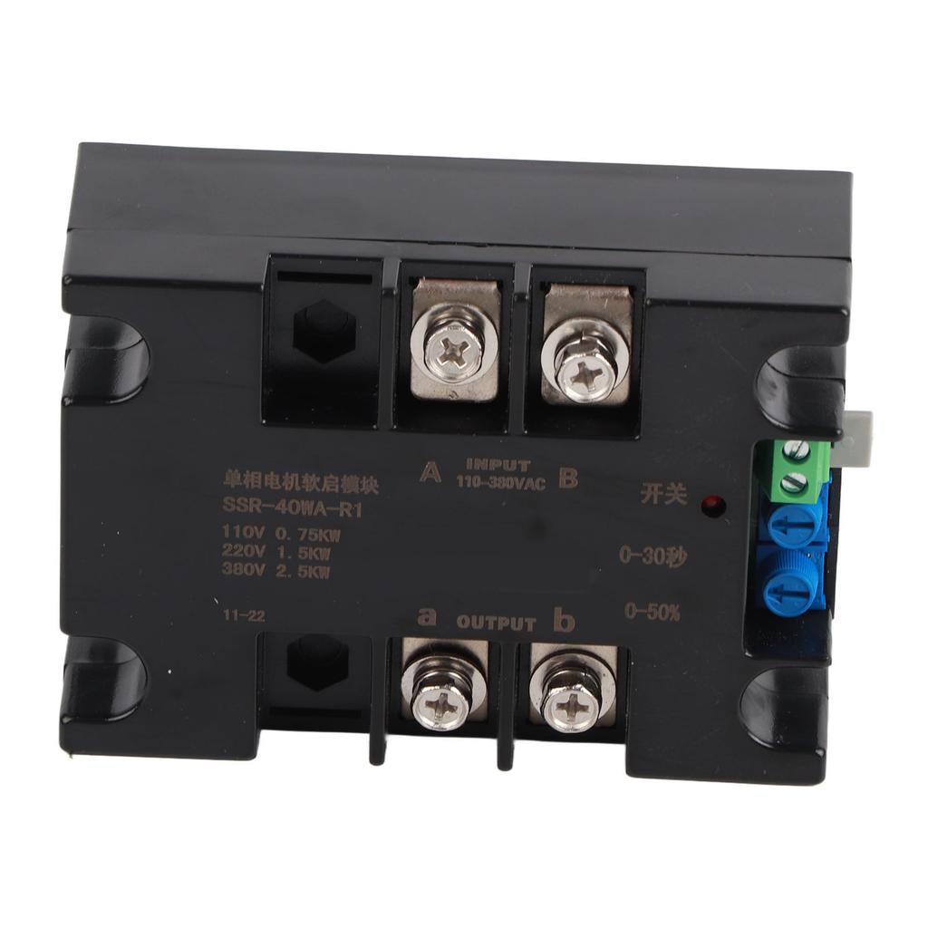 Soft Start Controller Electrical Parts Aluminum Bottom Single   2‑Phase Motor Accessory