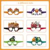 Pumpkin Witch Themed Paper Glasses Halloween Party Decoration Set Photo Props