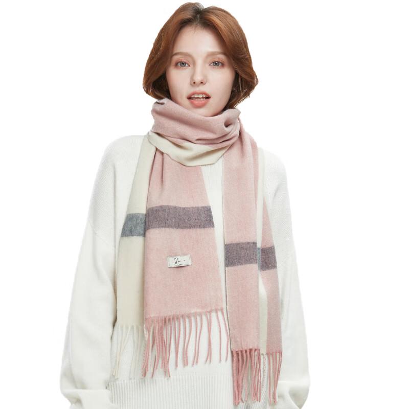 JIUMU Women's Pure Wool Winter Scarf & Shawl