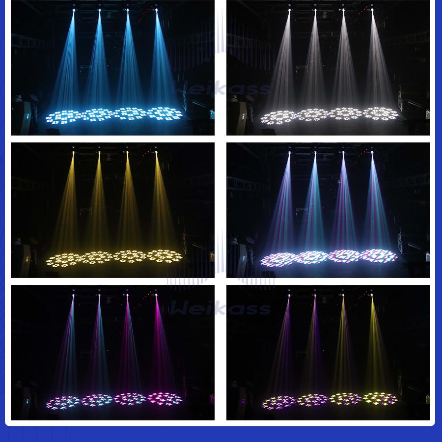 1-4Pcs 150W Beam Gobo Light 18Prism 8Gobo LED Spot Light Stage Effect Lighting DJ Disco Stage Moving Head Lights Stage