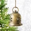 Christmas Bells Hollow Party Decoration Christmas Tree Pendant For Holiday Home Dinner School Restaurant Cafe Shopping Mall