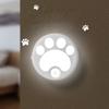 Cute Cat Paw Motion Sensor Nightlight Cordless LED Lamp For Hallway Bedroom Nursery Wardrobe Closet Kitchen Stairway Night Light