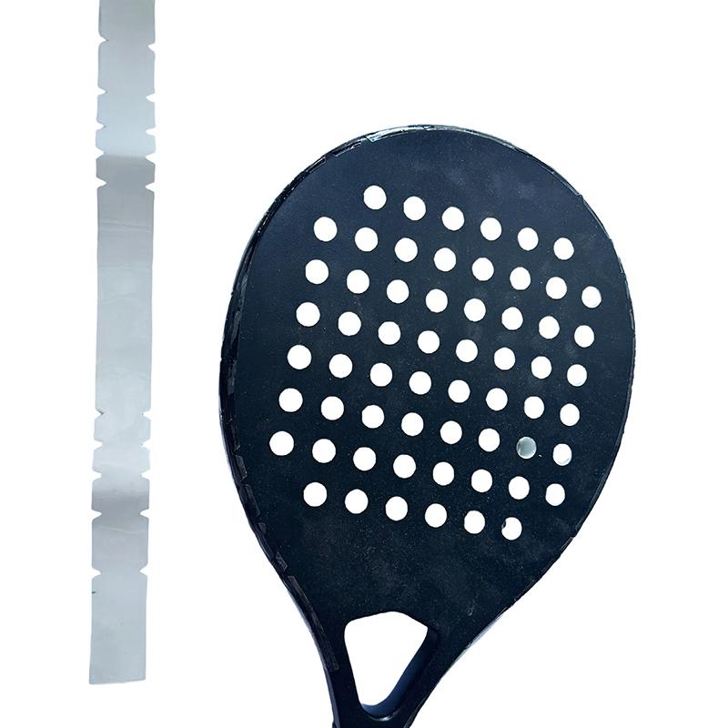 Neues Tennisschläger Schlägerkopf Schutzband Transparente Kantenabdeckung Reibungsreduzierendes Aufkleber TPU Schutzband Sportteile