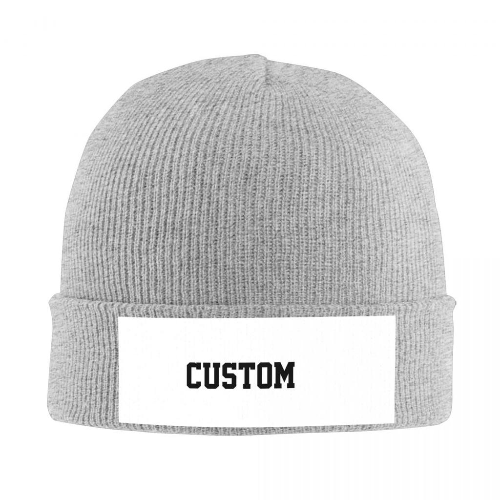 Custom Logo Knitted Caps Women's Men's Beanie Autumn Winter Hats Warm Caps