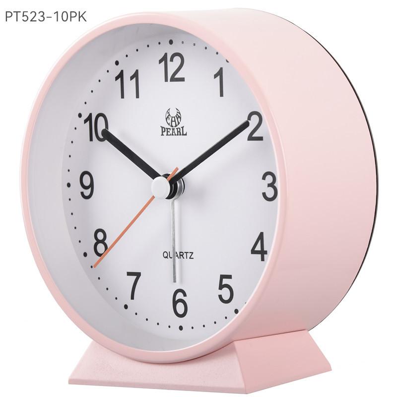 

Светящийся детский будильник Металлические часы Бесшумные с подсветкой и будильником Креативные настольные часы Цветной циферблат