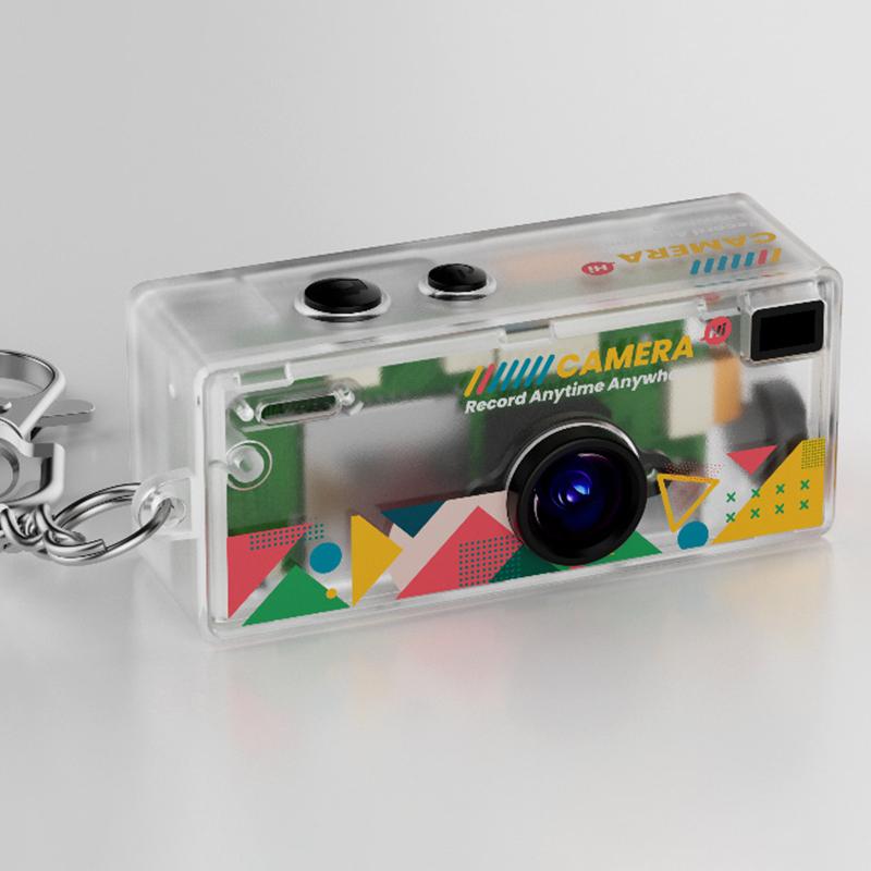 Baş Parmak Anahtarlık Kamera 0,96 İnç Mini Aksiyon Kamerası Retro Hafıza Kartı Desteği 1080P Çok Küçük Kamera Video Kaydedici