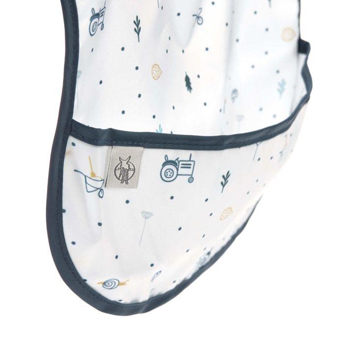 Bavoirs Pour Bébé LÄSSIG - Garden Explorer - Garçon - Imperméable - Taille Moyenne