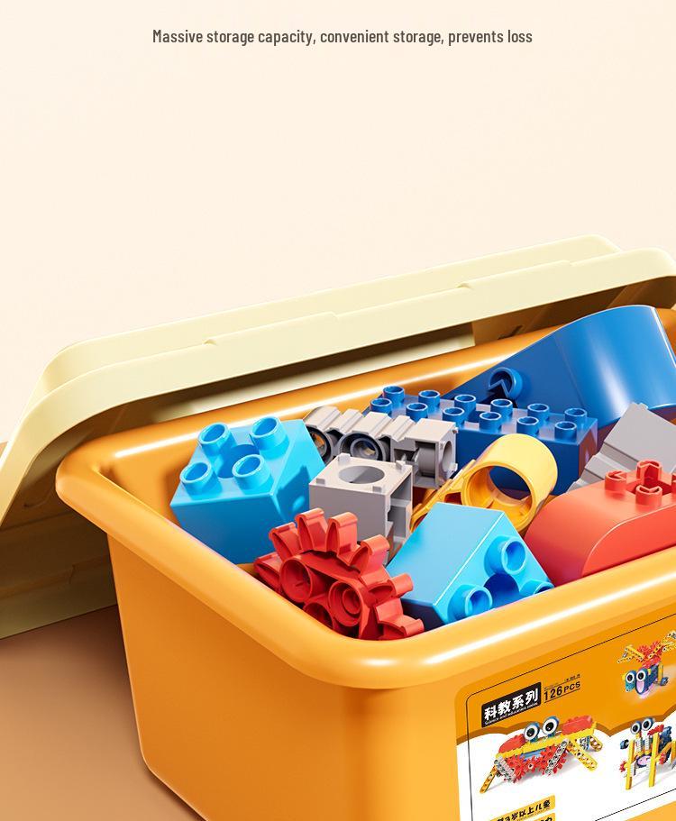 Children's Educational Gear Building Blocks DIY Toy Set
