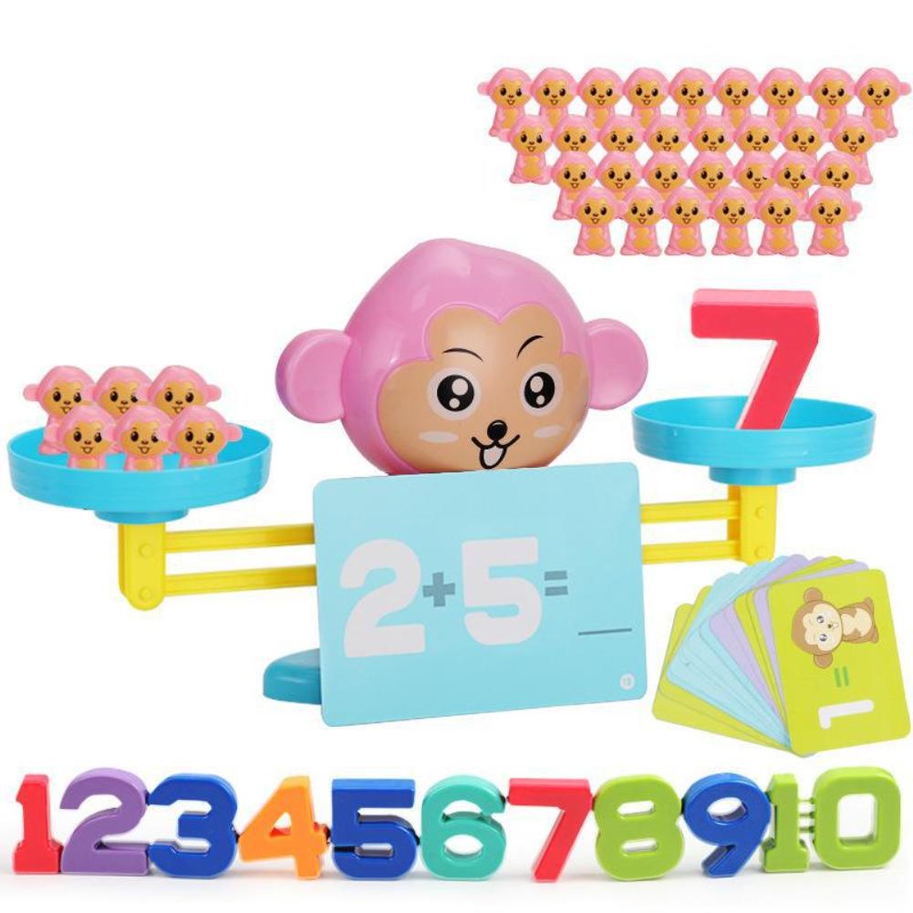 Learning Toys for 0-3 Years Old Animal Puzzle Early Education Math Balance Math Toys for Game Kids