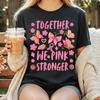 In October We Wear Pink Bow Ghost Breast Cancer Awareness Halloween Ghost Sublimation Pink Ribb
